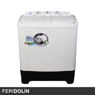 ماشین لباسشویی دوقلو فریدولین مدل SWT68 ظرفیت 6.8 کیلوگرم(اقتصادی)